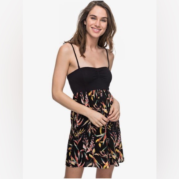 Roxy Ocean Romance Strapless Dress - Picture 1 of 8